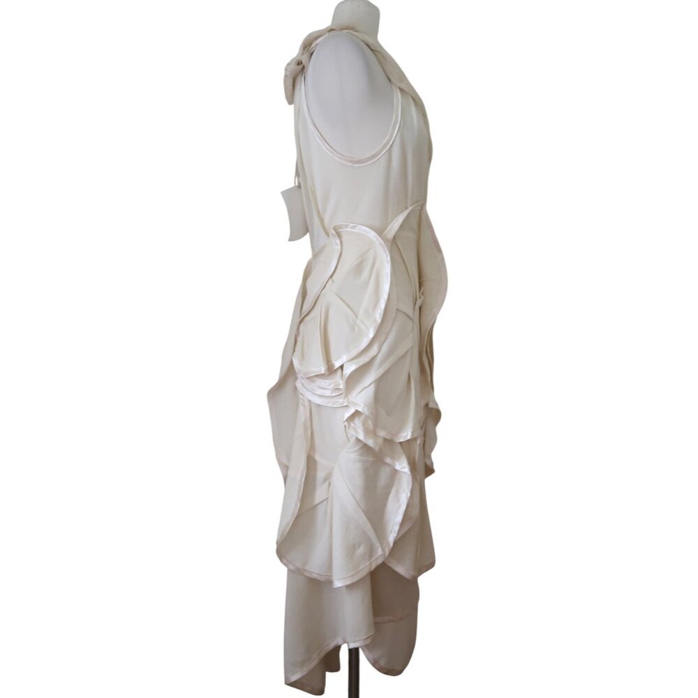 AJNA circle applique midi dress fits sz S - Picture 7 of 12